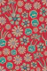 Floriography Floral Botanical Deep Red Small