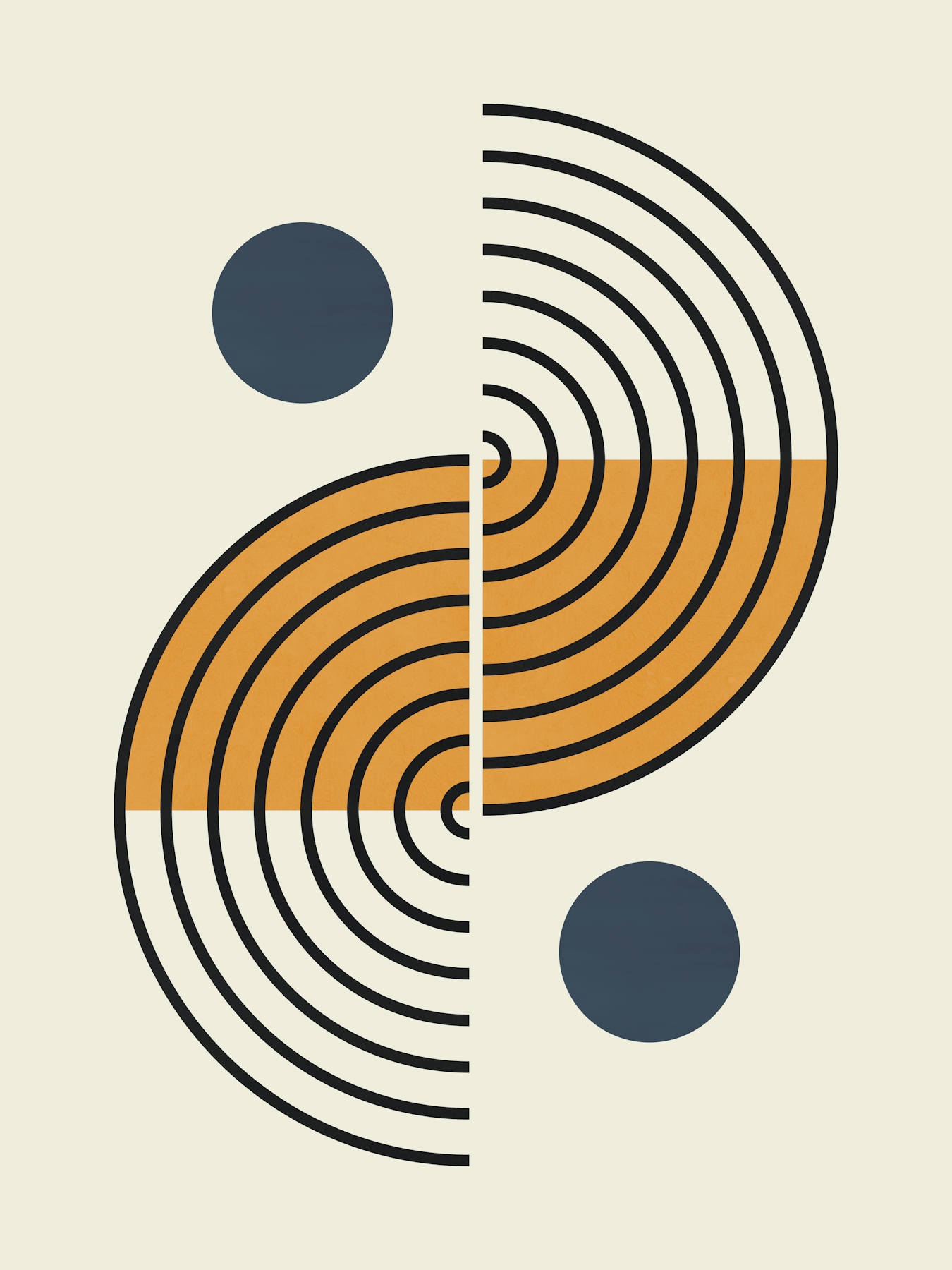 Geometric Circular Pattern Wallpaper