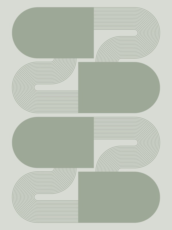 Sage Serenity Abstract