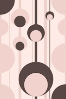 Soft Hues Geometric tapet