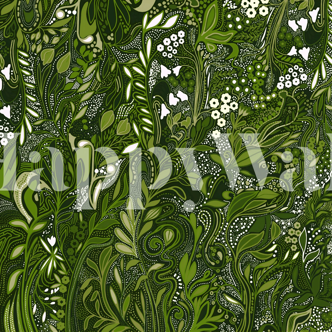 Solandra Sanctuary-tapet i ett rum