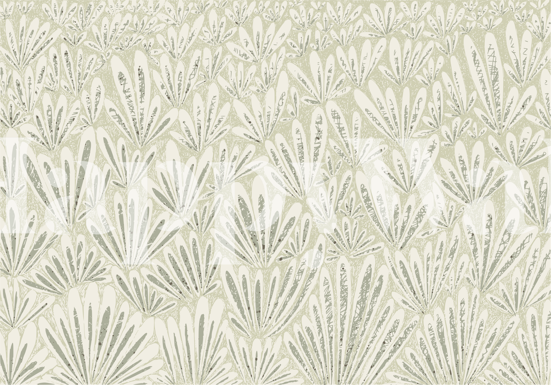 Calming essentials meadow chalky sage tapetti huoneessa