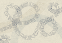 calming essentials Curved Lines blue carta da parati