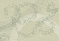 calming essentials Curved Lines soft sage wallpaper