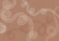 calming essentials loops terracotta wallpaper