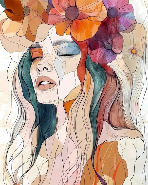 Abstract Floral Femme 3