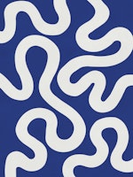 Blue Serpentine Chic wallpaper