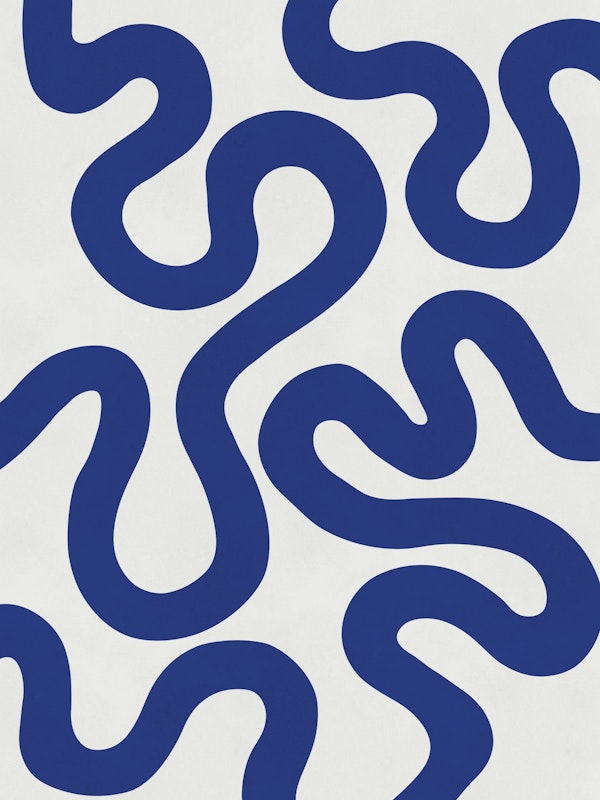 Elegant Azure Twists