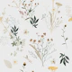 Wildflower Meadow on Light Gray