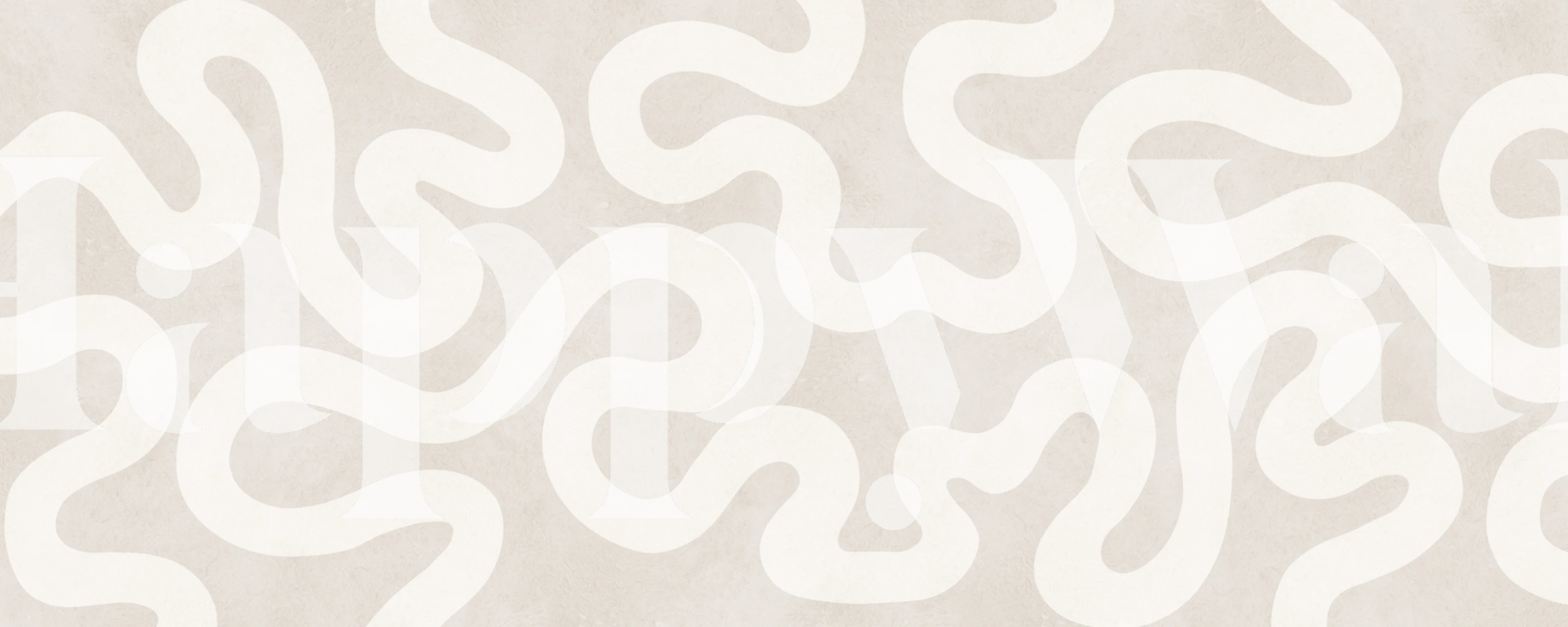 Papel de parede Modern Wavy Lines em um cômodo