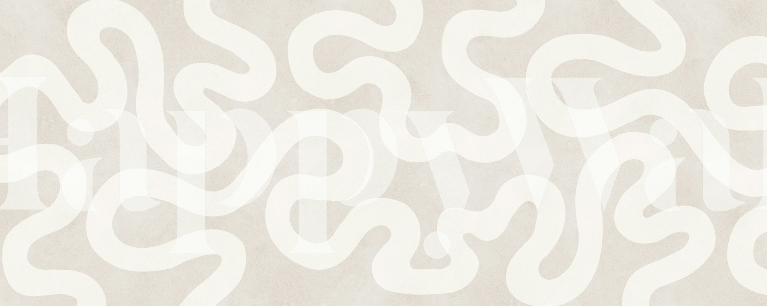 Modern Wavy Lines tapetti huoneessa