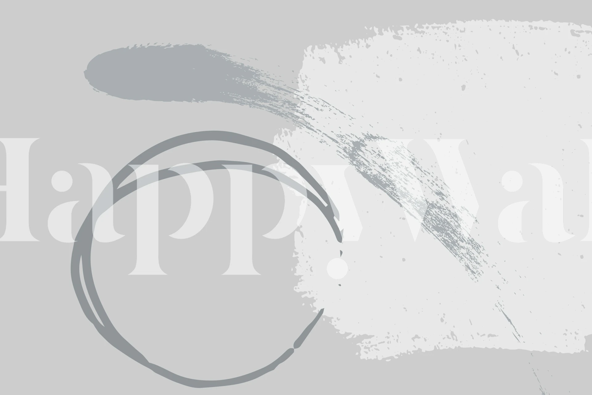 Modern brushstroke design in gray tones wallpaper