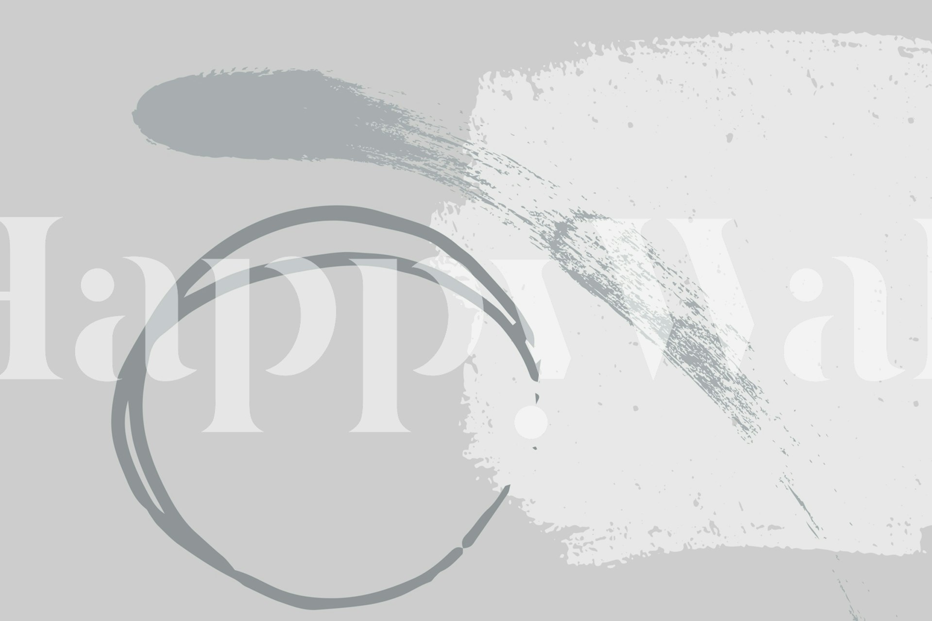 Modern brushstroke design in gray tones wallpaper