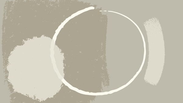 Beige Brushstrokes Chic