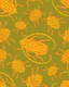 Beetle-mania Retro Insect Bug Orange Green