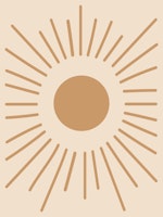 Sunburst Chic Decor ταπετσαρία