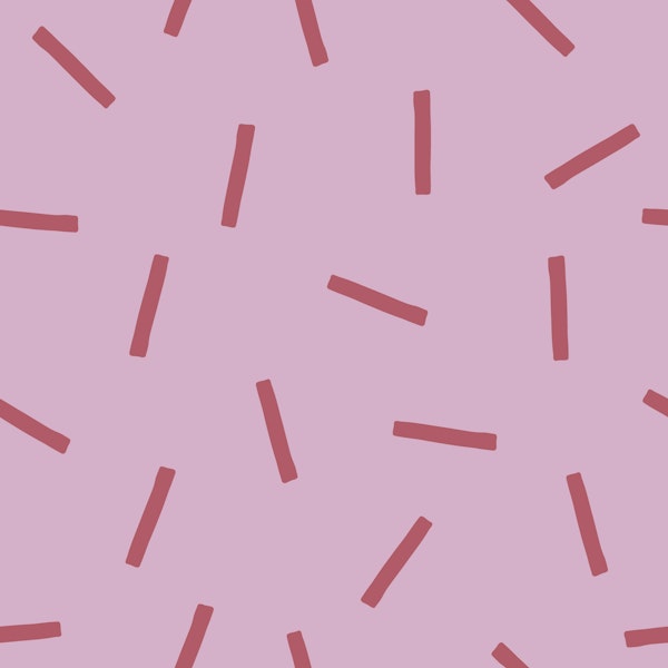 Stripe Mini Pink Rose