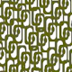 Mid Century Modern Loops Olive Green