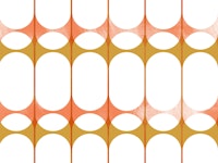 Mid-Century Ovals papiers peint