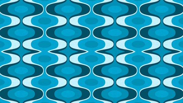 Teal Scandinavian Vintage