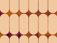 Vintage Ovals Art papiers peint