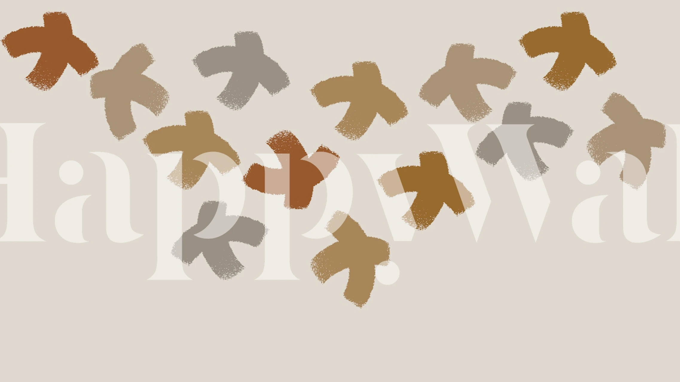 Autumn Breeze Decor wallpaper in een kamer