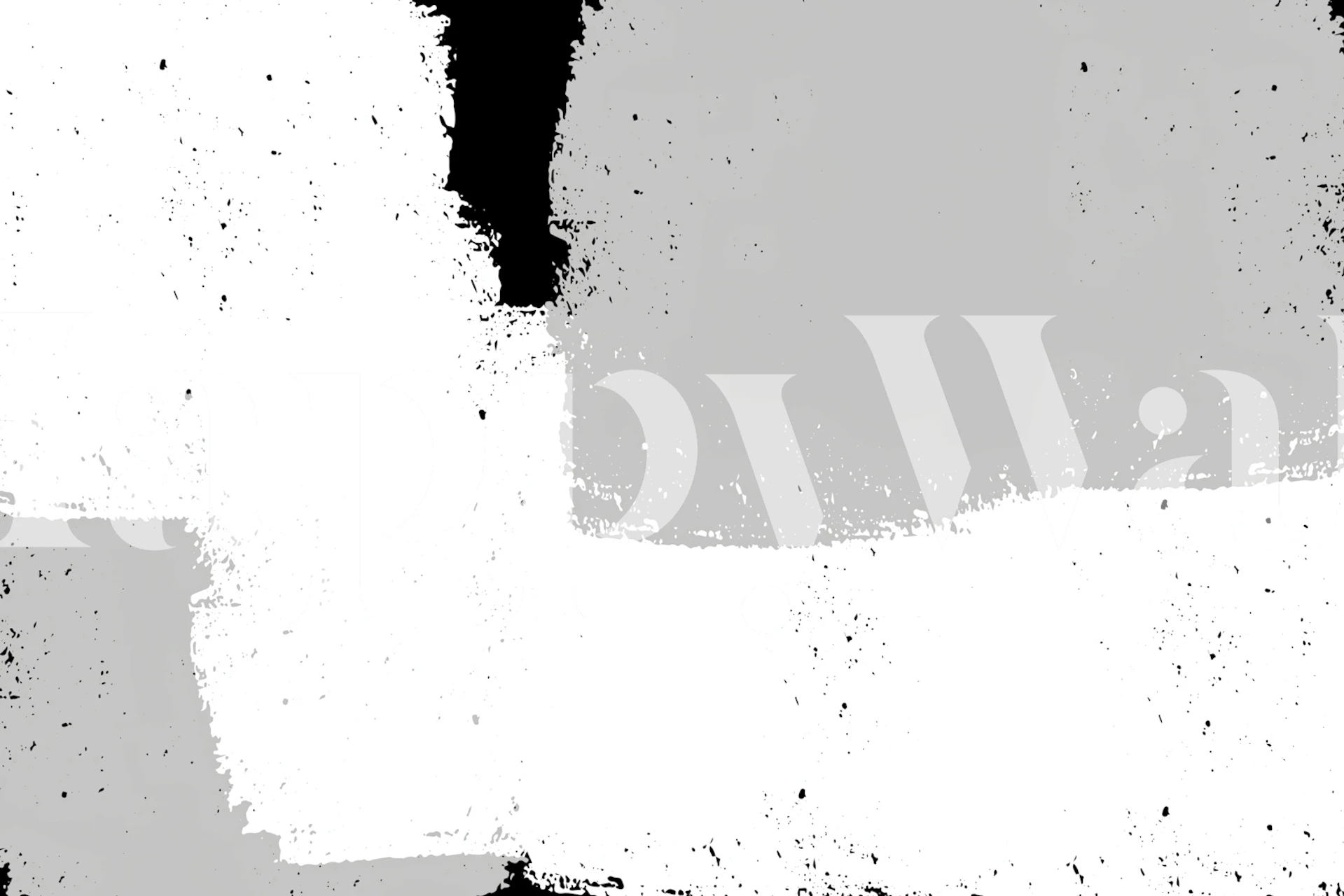 Black and white abstract brush stroke wallpaper