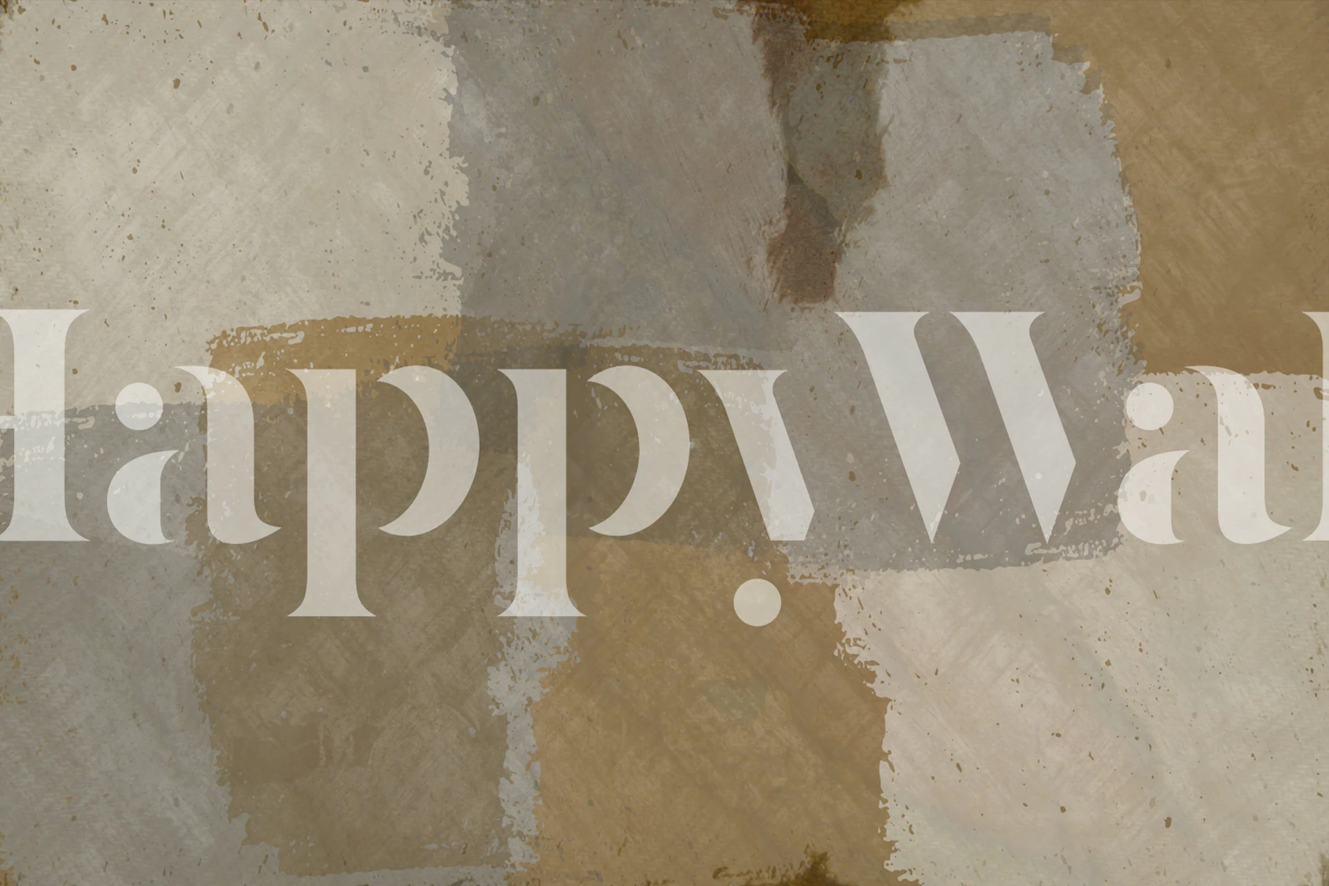 Tapeta Elegant Earth Geometry u sobi