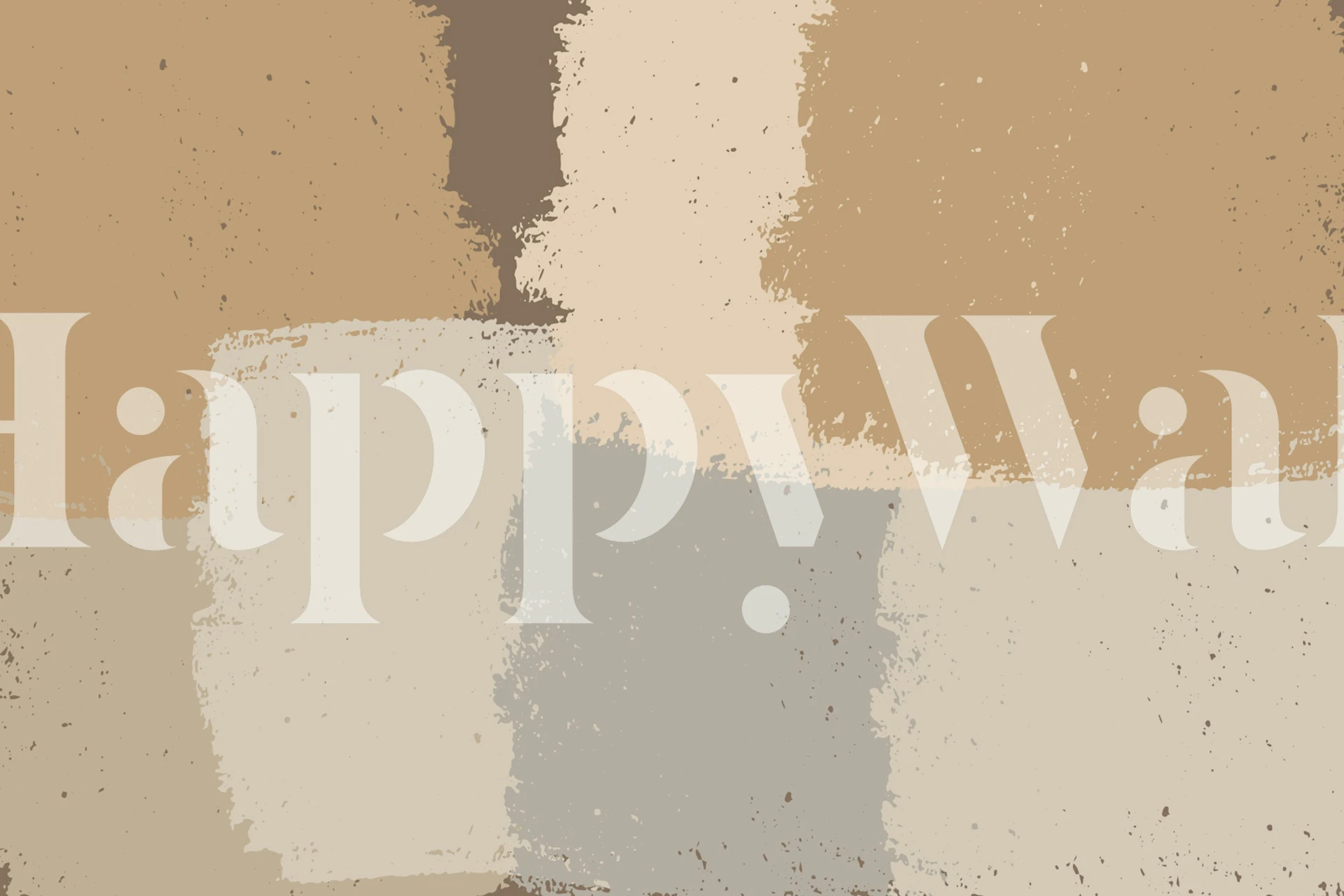 Brush Strokes Chic wallpaper in room setting