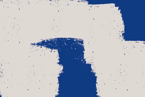 Indigo Brush Strokes