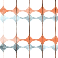 Retro Oval Charm papiers peint