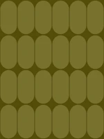 Retro Oval Charm papiers peint
