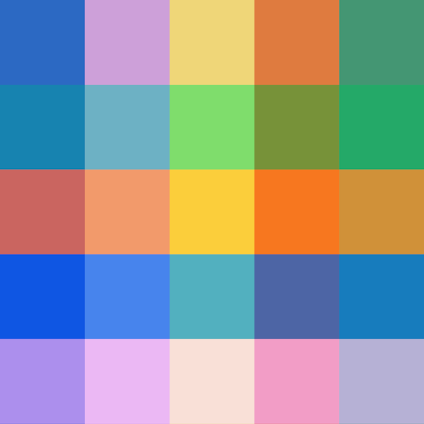 Modern Color Grid Vibrant Geometric Pattern