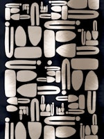 Neutral Mid Century Pattern papiers peint