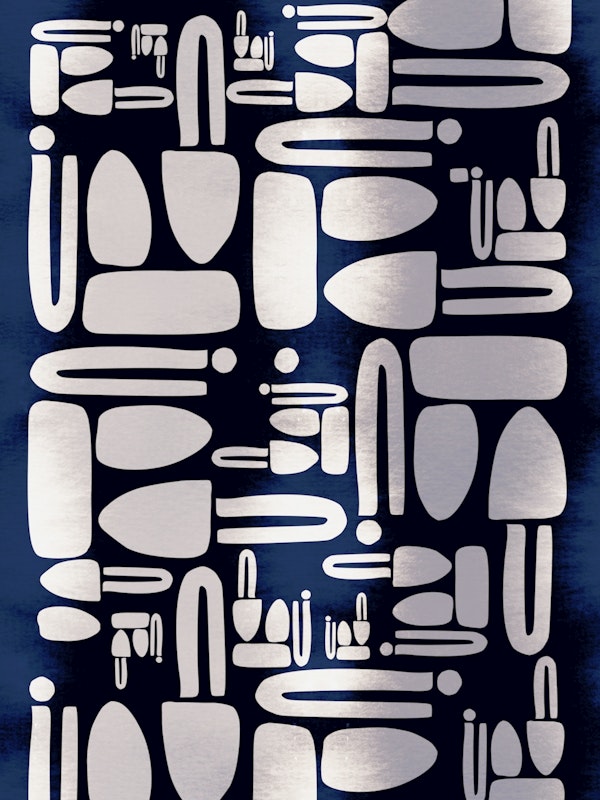 Chic Metallic Geometry