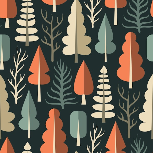 Autumnal Forest Trees Charm