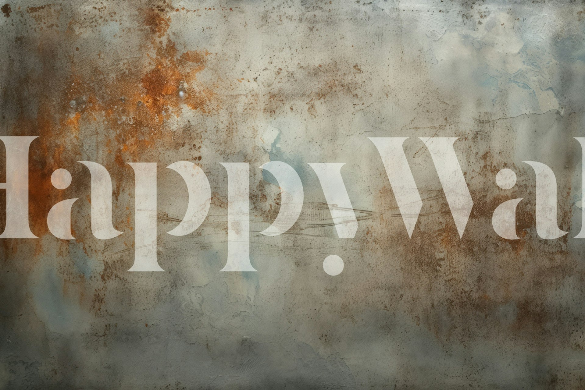 Moody Metallic tapetti huoneessa