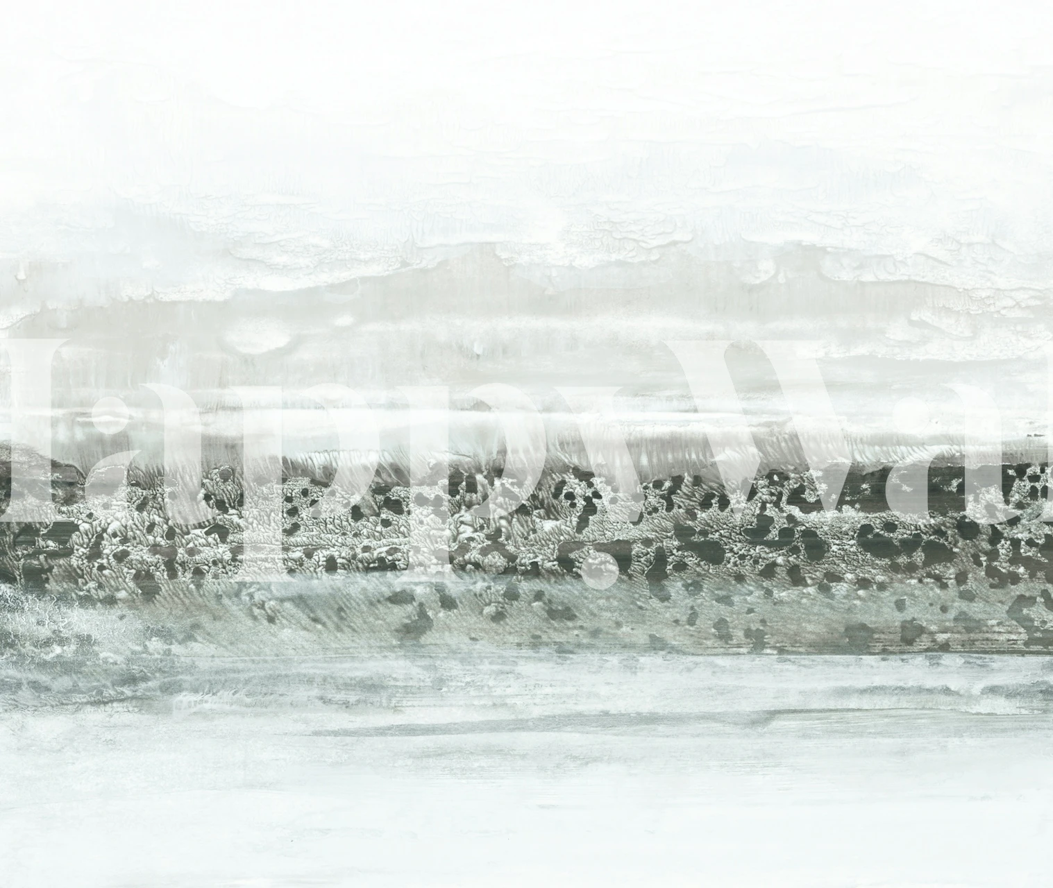 Tapeta Misty Sea Horizon zaprezentowana w pokoju