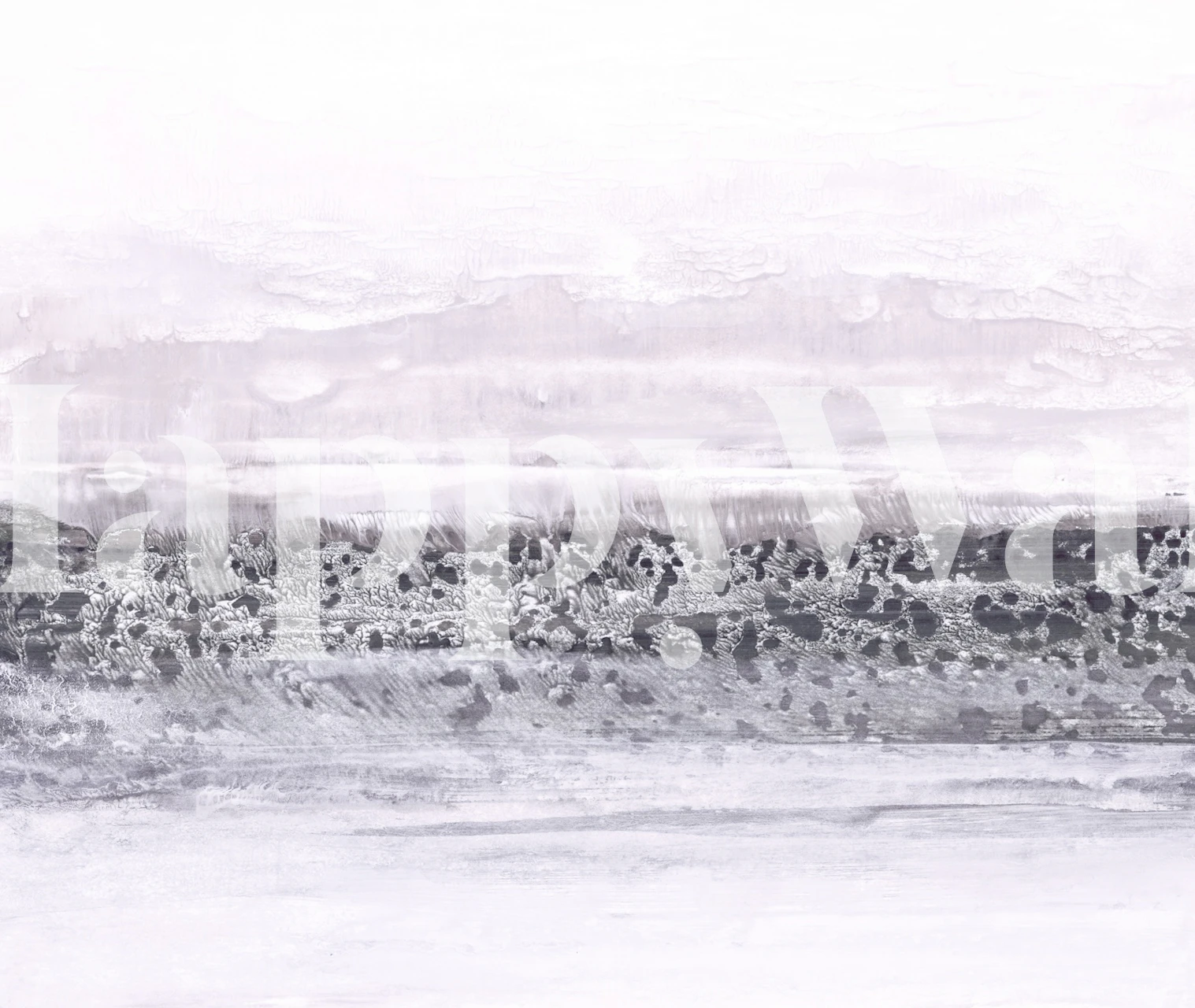 Ethereal coastal scene wallpaper in a room