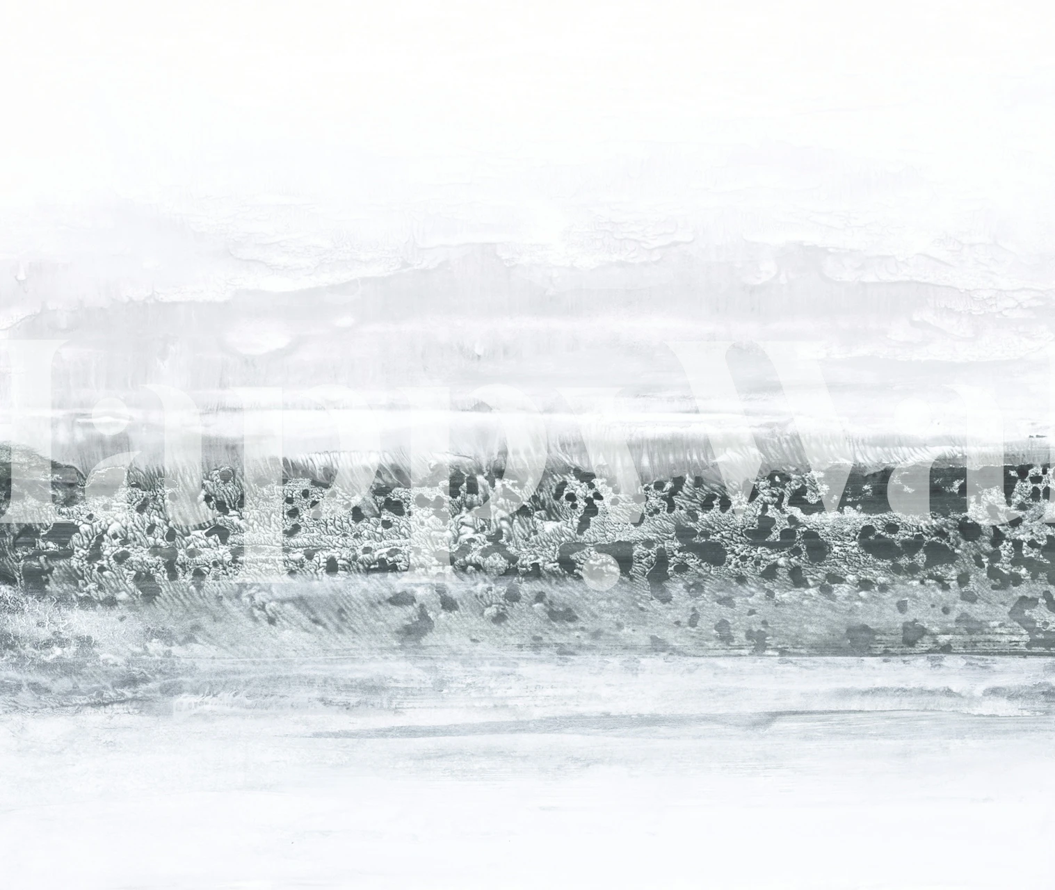 Gray abstract landscape with textured patterns wallpaper