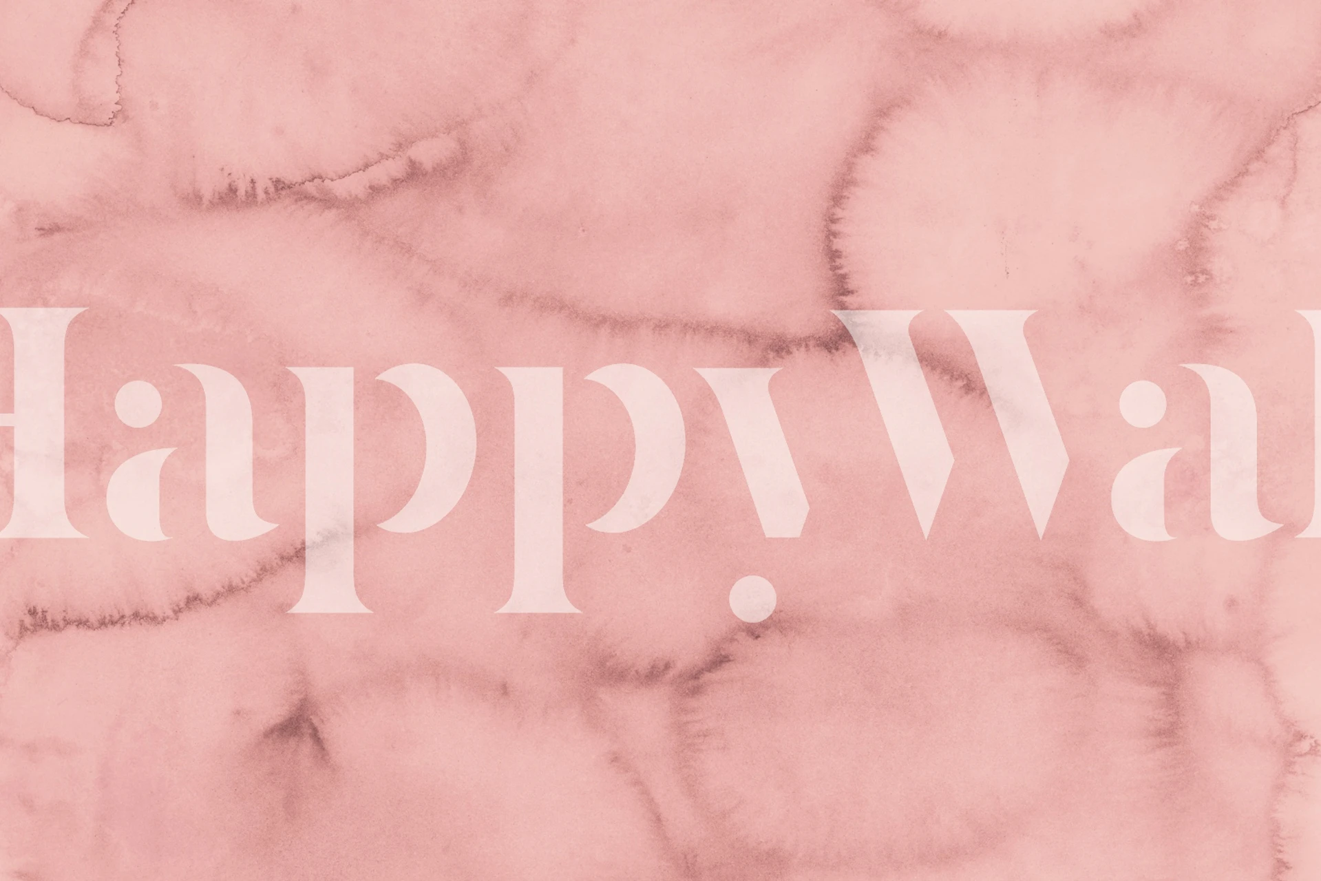 Papier peint Warm Blush Ink Effect dans une pièce