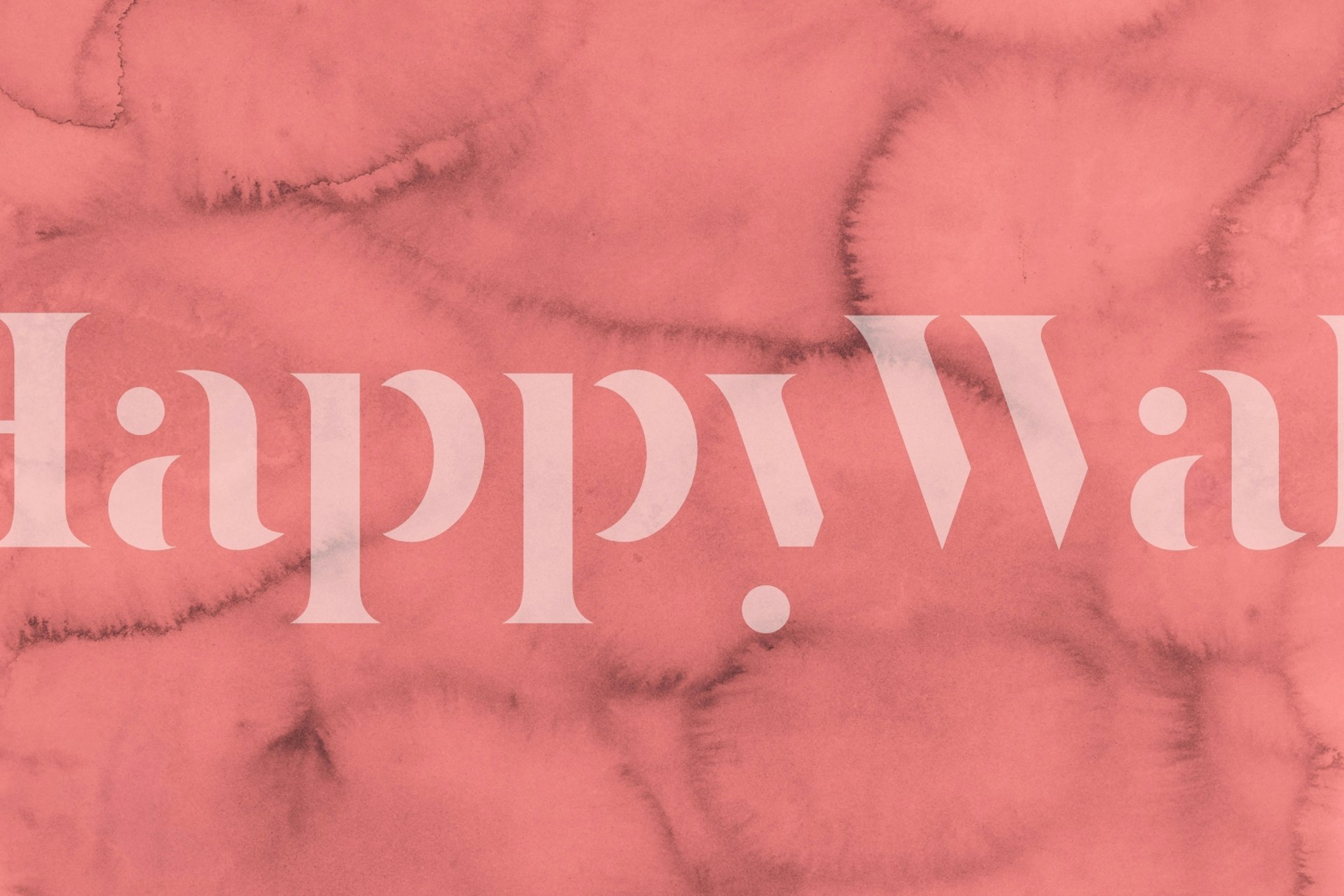 Carta da parati Blushing Coral Hues in una stanza