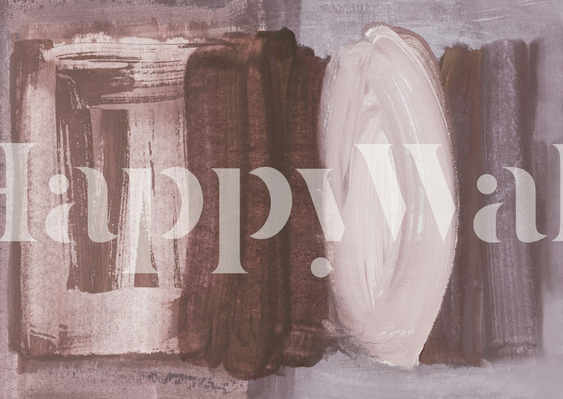 Brushtroke textures tapet i ett rum