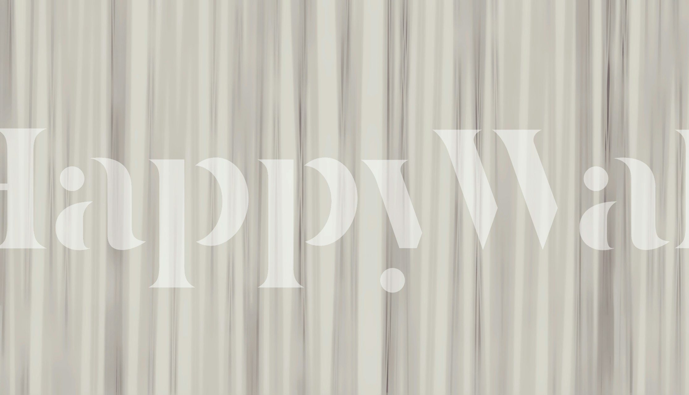 Gray striped wallpaper with elegant horizontal lines