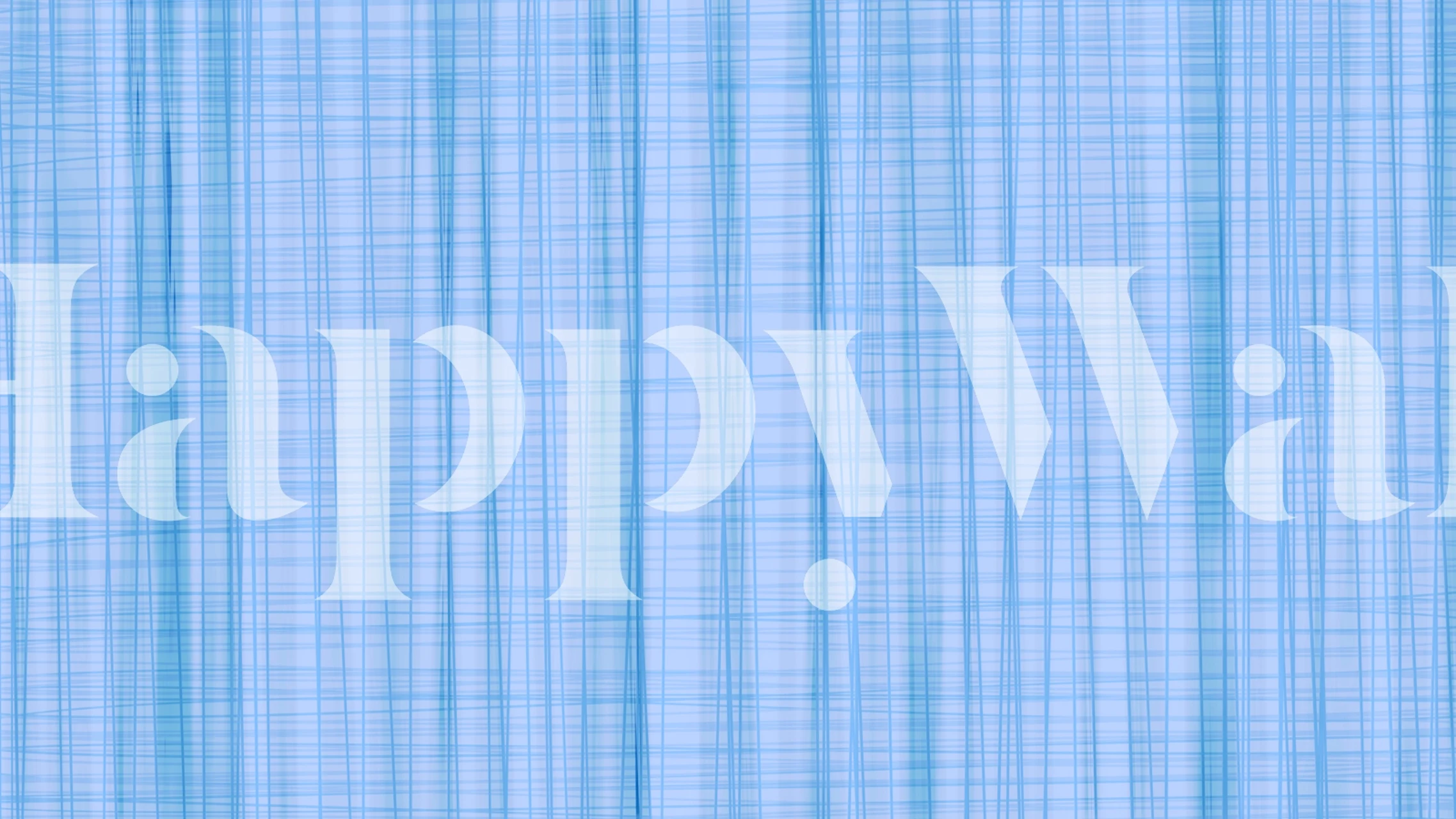 Blue geometric striped pattern wallpaper