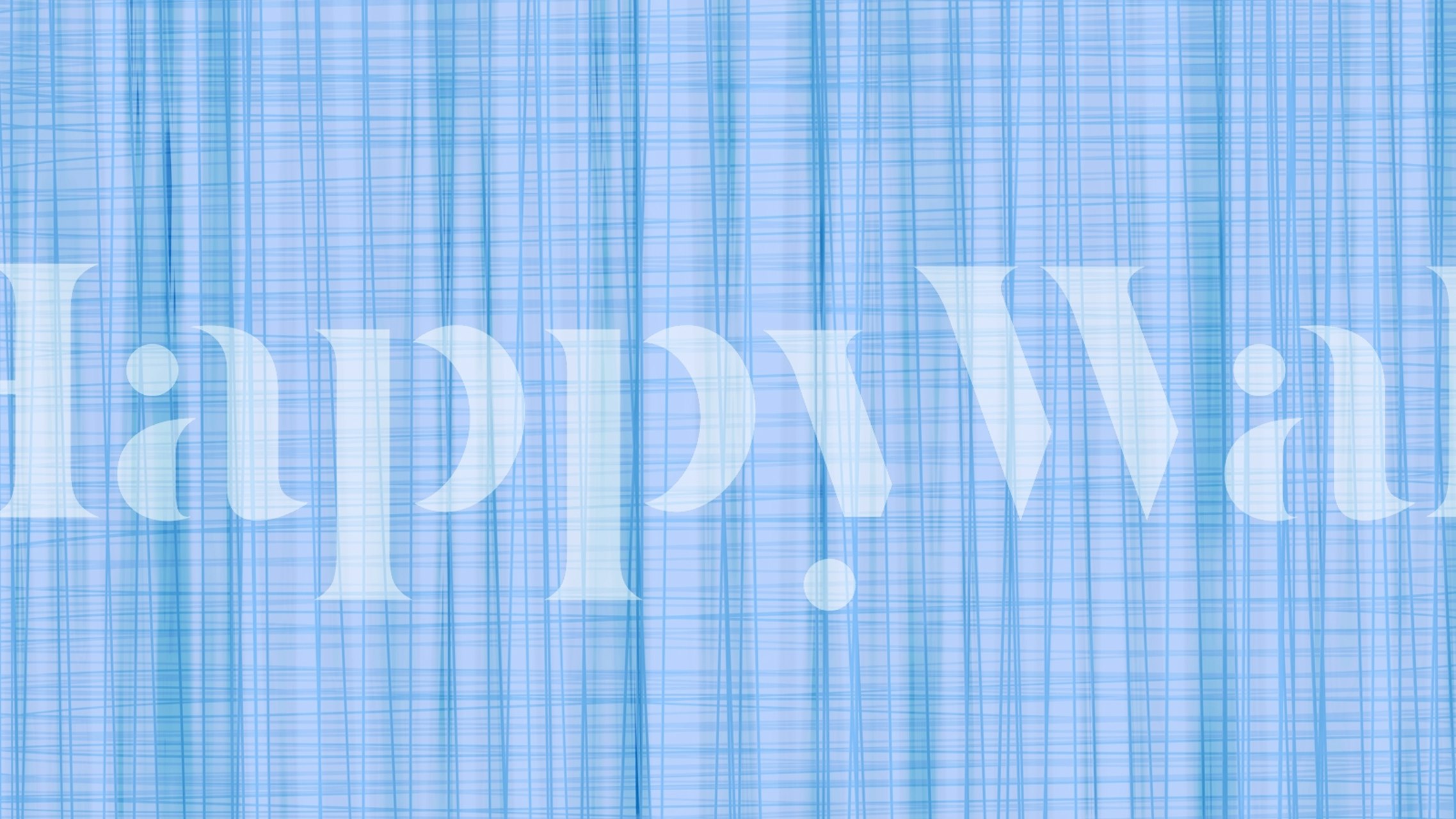 Blue geometric striped pattern wallpaper