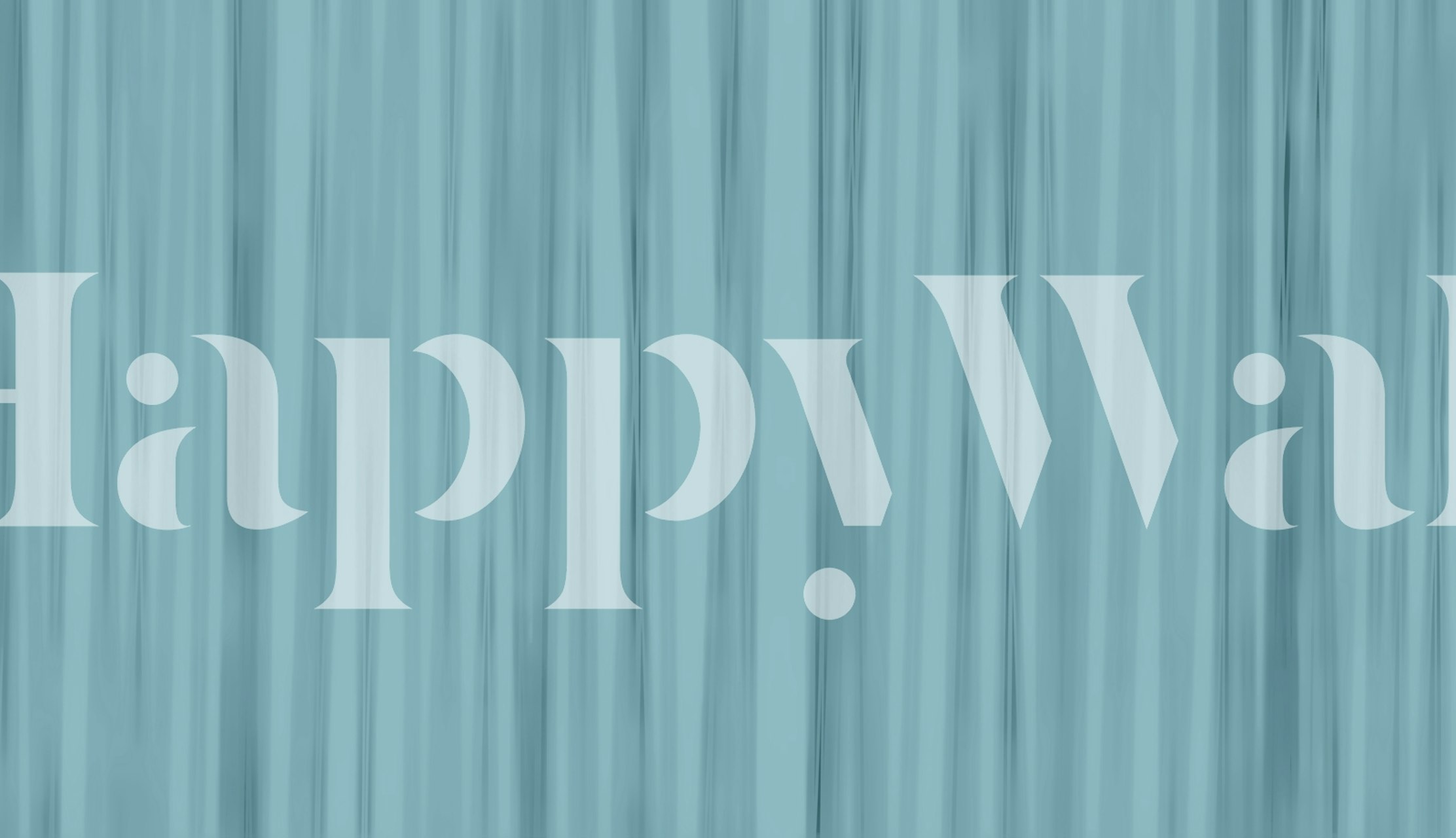 Ταπετσαρία Aqua Strokes Chic σε ένα δωμάτιο