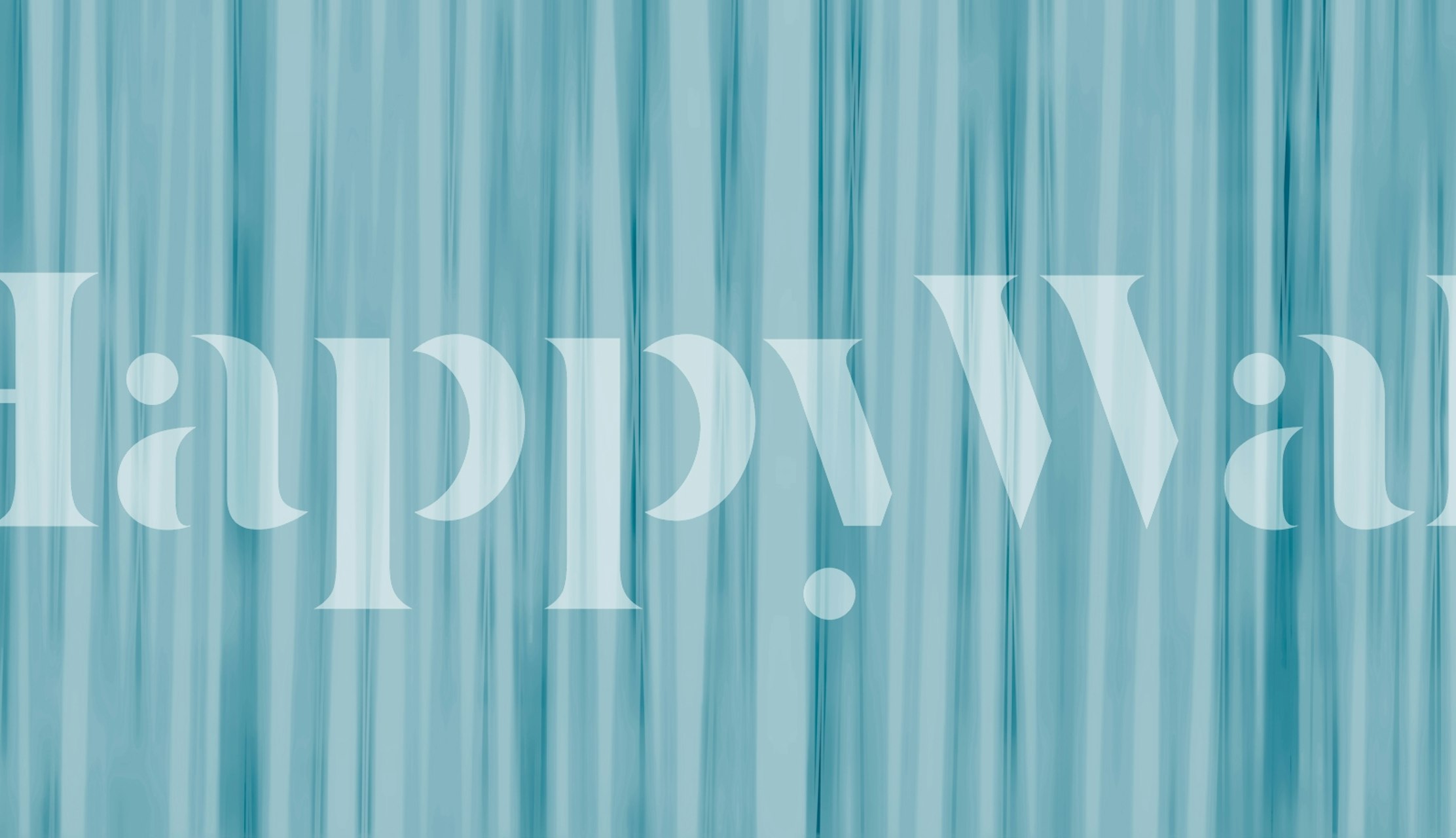 Ταπετσαρία Aqua Strokes Chic σε ένα δωμάτιο