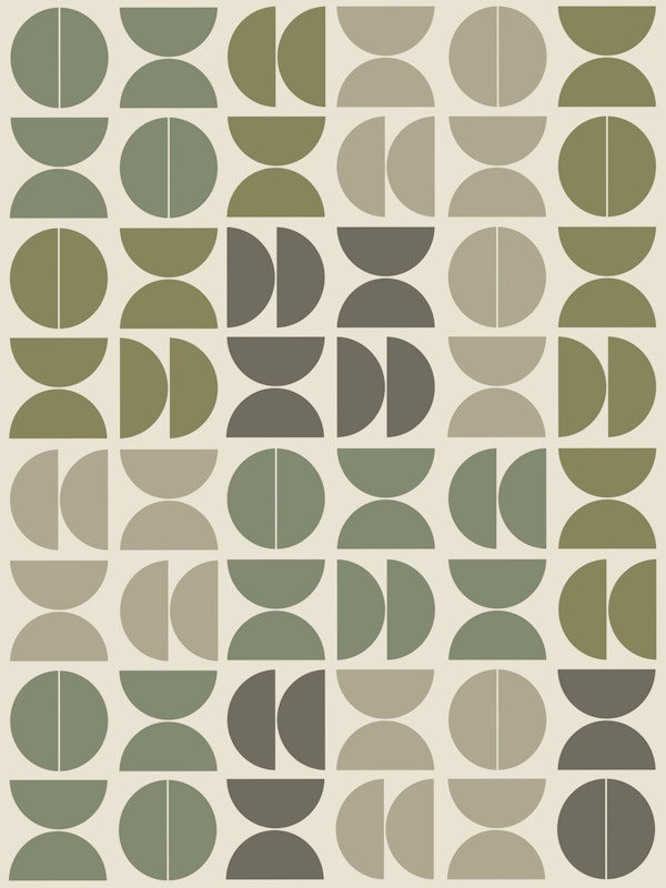 Contemporary Semicircle Mosaic