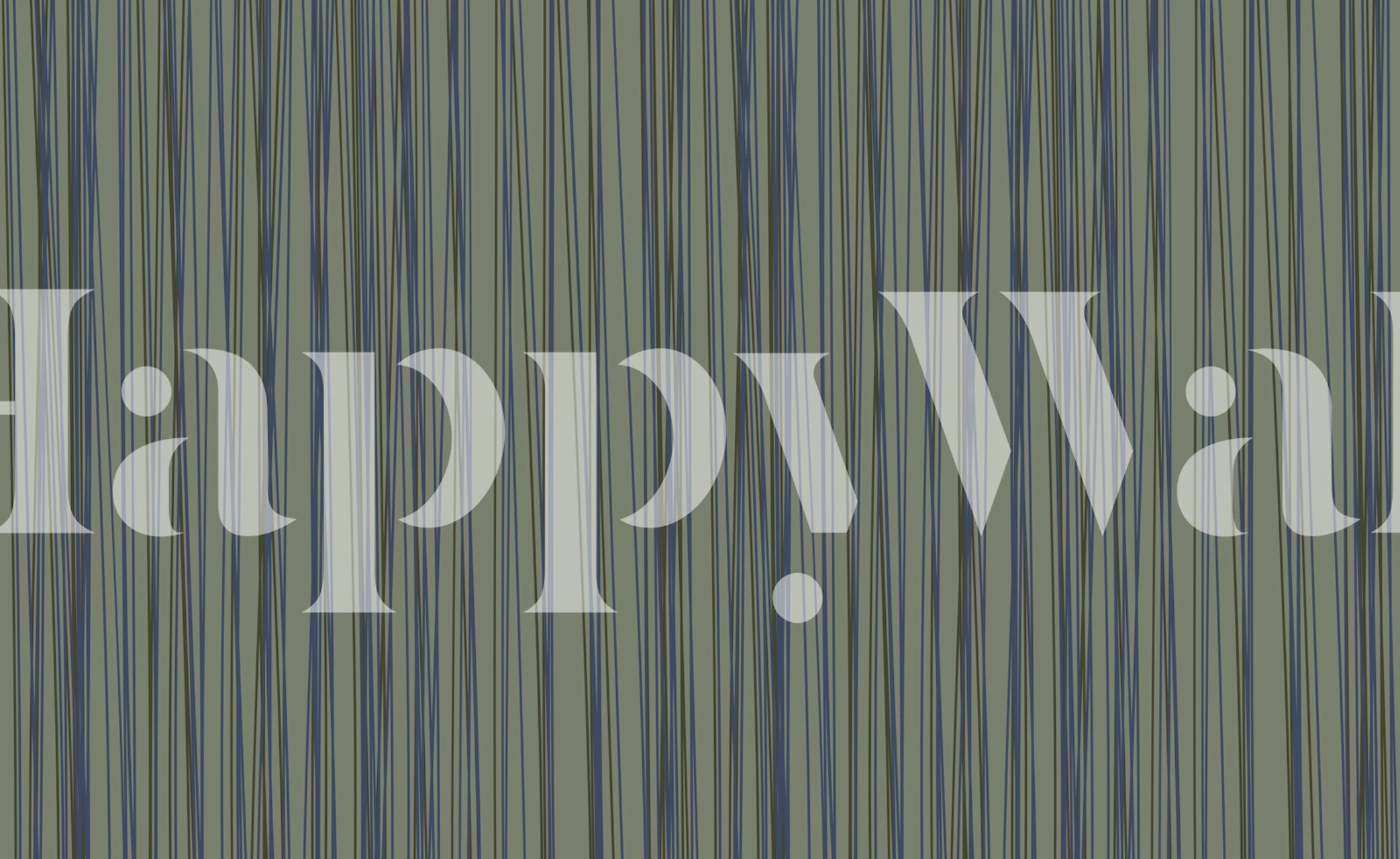 Modern Lines Chic wallpaper design in interior